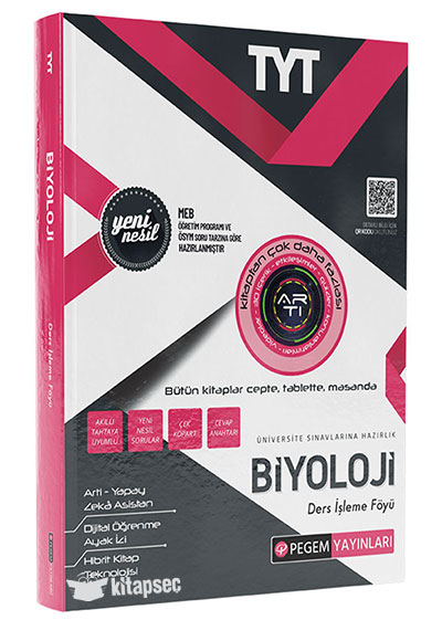 TYT Biyoloji Ders İşleme Föyü Pegem Akademi Yayıncılık